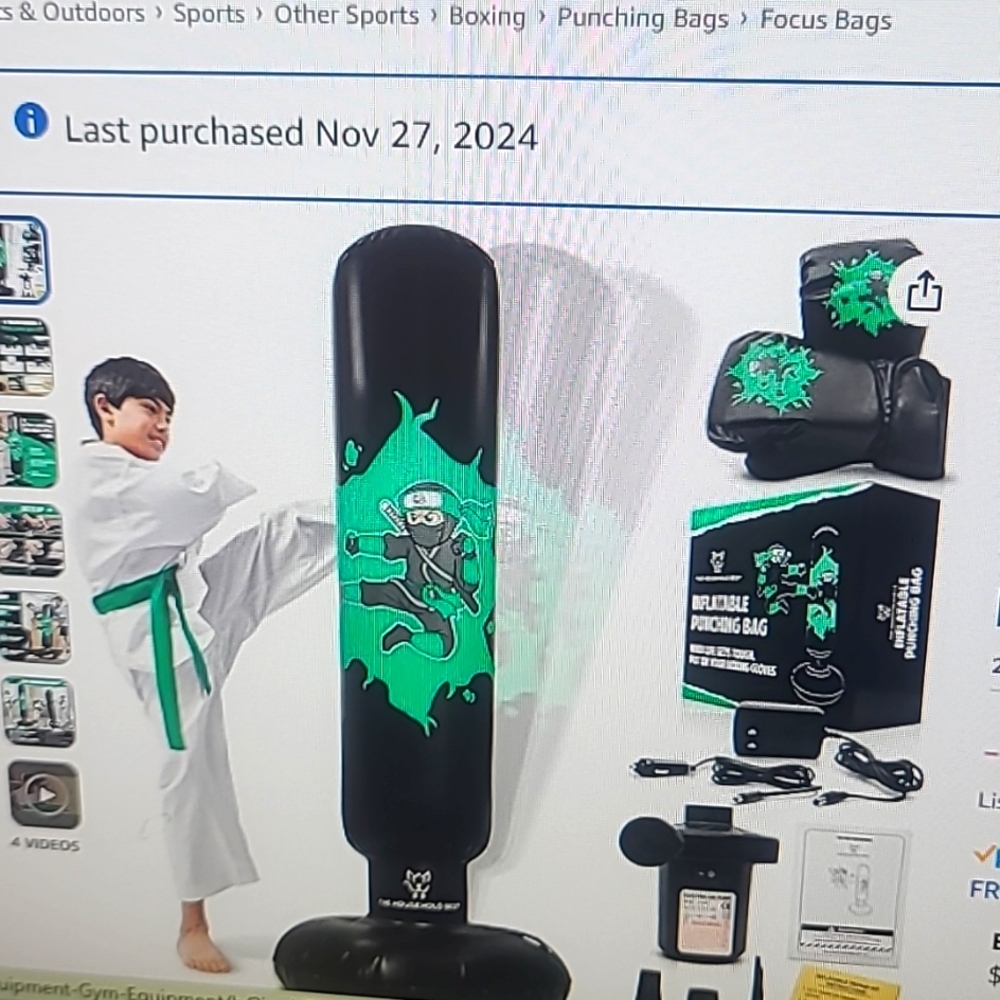 Punching bag for kids